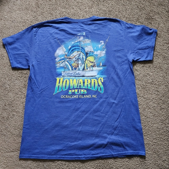 Blue Howard's Pub NC Tee, Men's L - Picture 4 of 6